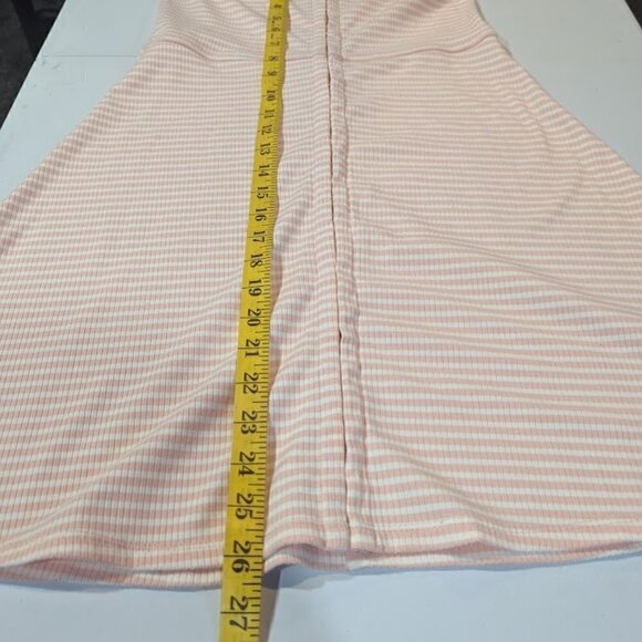 Forever 21 Blush Pink Striped Dress Medium - Picture 7 of 7